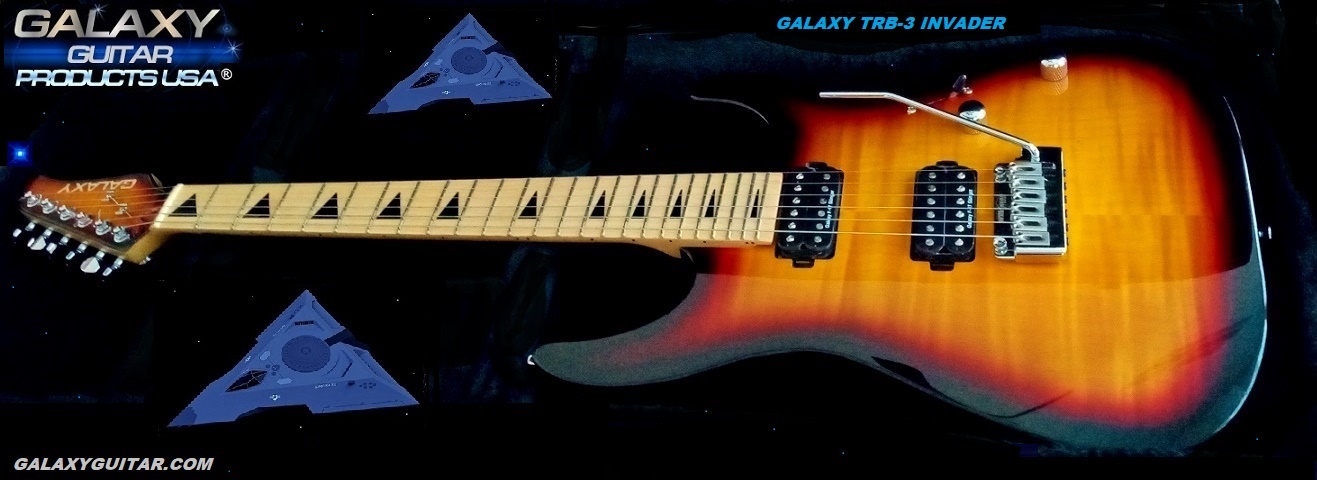 Galaxy USA TRB-3 INVADER Custom Shop Guitar